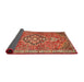 Sideview of Traditional Red Persian Rug, tr1086