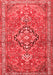 Persian Red Traditional Area Rugs