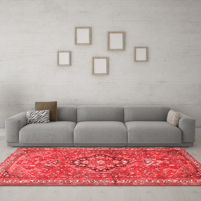 Traditional Red Washable Rugs