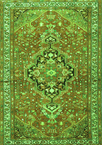 Persian Green Traditional Rug, tr1086grn