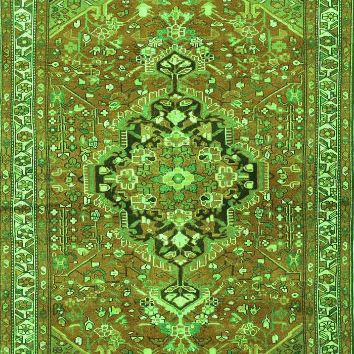 Persian Green Traditional Rug, tr1086grn