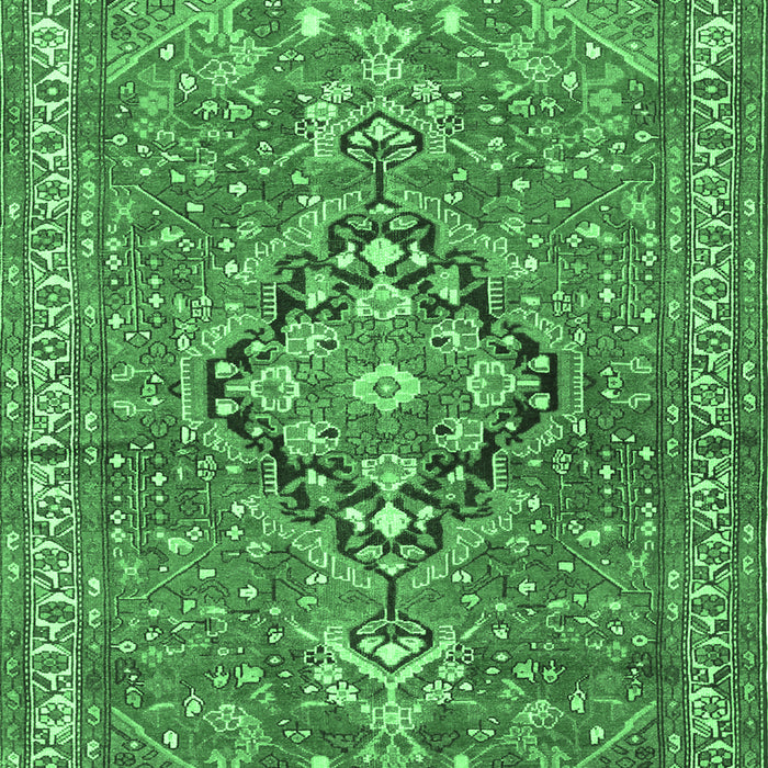 Persian Emerald Green Traditional Rug, tr1086emgrn