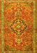Persian Yellow Traditional Rug, tr1086yw