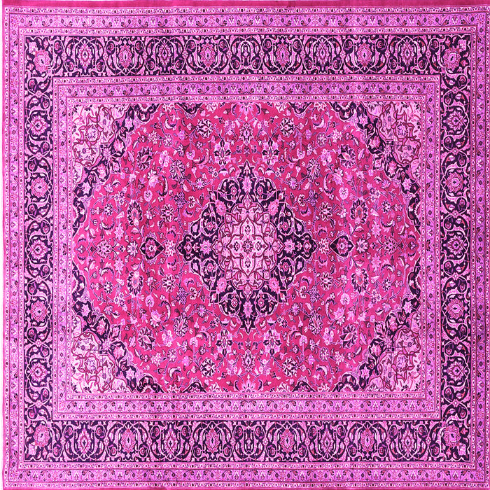 Square Persian Pink Traditional Rug, tr1087pnk