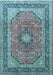 Machine Washable Persian Light Blue Traditional Rug, wshtr1087lblu