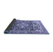 Sideview of Persian Blue Traditional Rug, tr1088blu