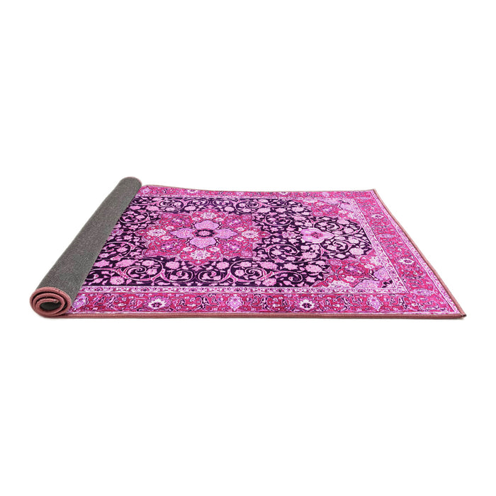 Sideview of Persian Pink Traditional Rug, tr1088pnk