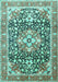 Persian Turquoise Traditional Rug, tr1088turq