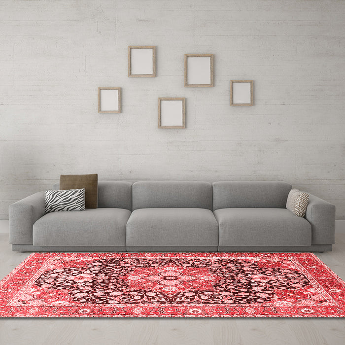 Traditional Red Washable Rugs