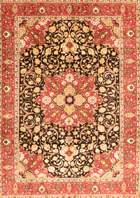 Persian Orange Traditional Rug, tr1088org