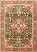 Machine Washable Persian Brown Traditional Rug, wshtr1088brn