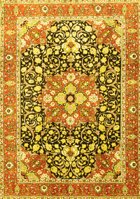 Persian Yellow Traditional Rug, tr1088yw