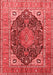 Medallion Red Traditional Area Rugs