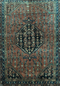 Persian Light Blue Traditional Rug, tr108lblu