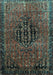 Persian Light Blue Traditional Rug, tr108lblu