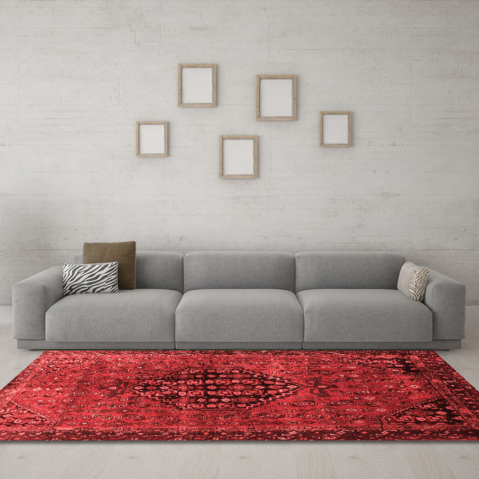 Traditional Red Washable Rugs