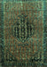 Persian Turquoise Traditional Rug, tr108turq