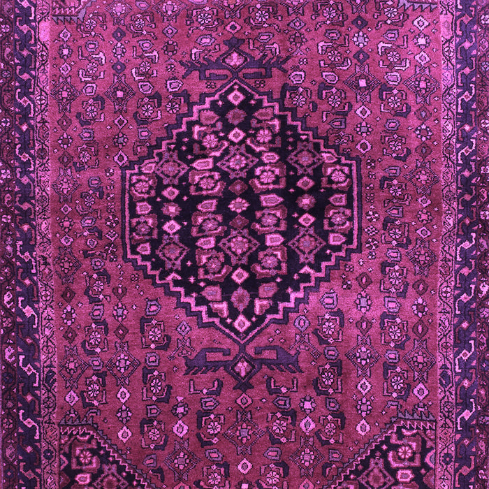 Machine Washable Persian Purple Traditional Area Rugs, wshtr108pur