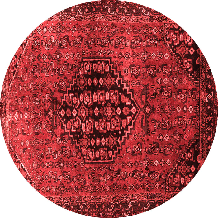 Machine Washable Persian Red Traditional Rug, wshtr108red