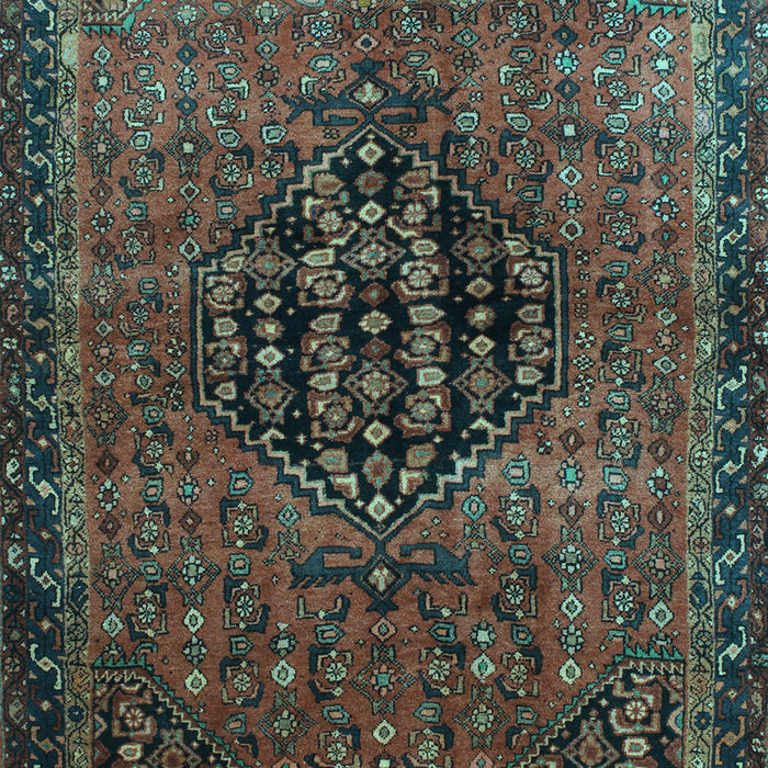 Machine Washable Persian Light Blue Traditional Rug, wshtr108lblu