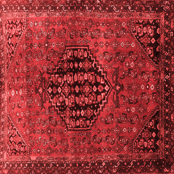 Machine Washable Persian Red Traditional Rug, wshtr108red
