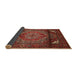 Sideview of Traditional Red Persian Rug, tr109