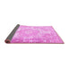 Sideview of Persian Pink Traditional Rug, tr1090pnk