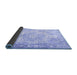 Sideview of Persian Blue Traditional Rug, tr1090blu