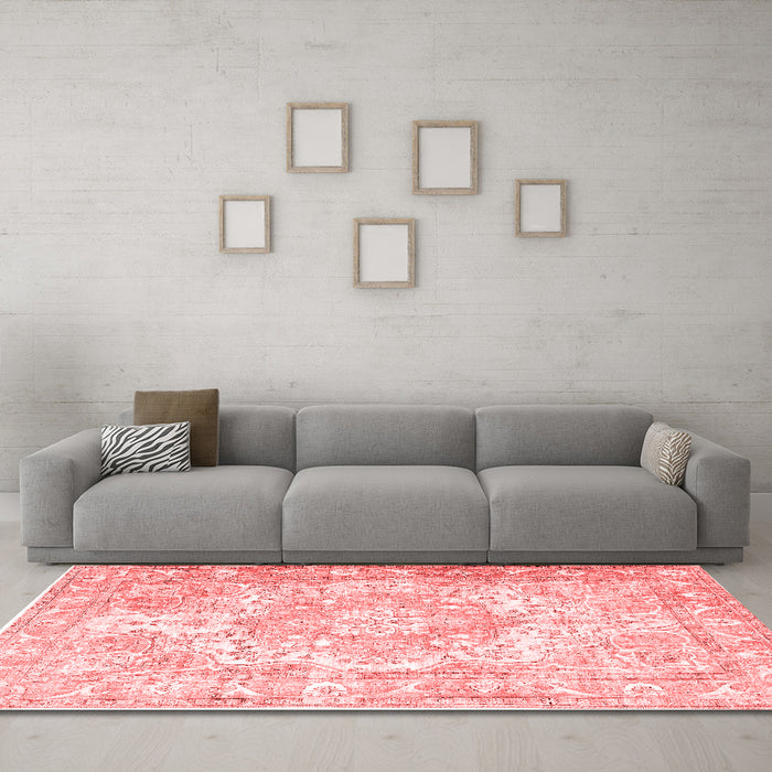 Traditional Red Washable Rugs