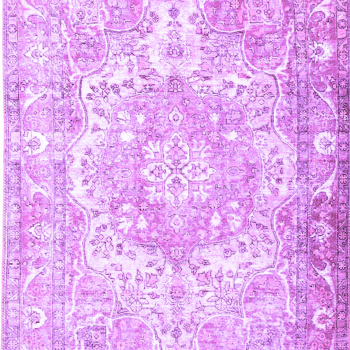 Machine Washable Persian Purple Traditional Area Rugs, wshtr1090pur