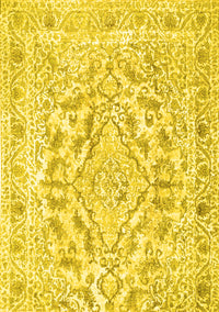 Persian Yellow Traditional Rug, tr1091yw