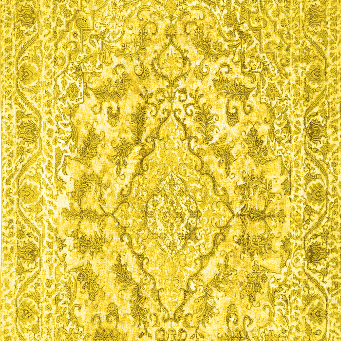 Persian Yellow Traditional Rug, tr1091yw