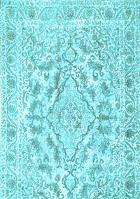 Persian Light Blue Traditional Rug, tr1091lblu