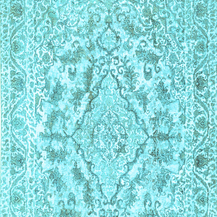 Machine Washable Persian Light Blue Traditional Rug, wshtr1091lblu