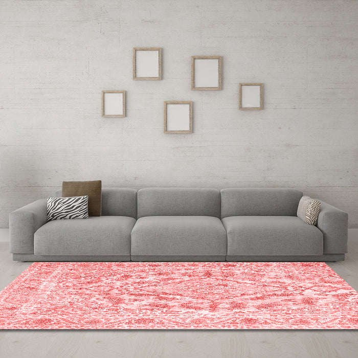 Traditional Red Washable Rugs