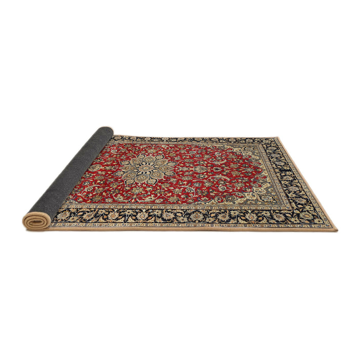 Sideview of Traditional Red Medallion Rug, tr1092