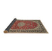 Sideview of Traditional Red Medallion Rug, tr1092