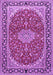 Medallion Purple Traditional Rug, tr1092pur