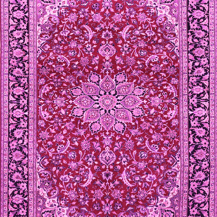 Medallion Pink Traditional Rug, tr1092pnk