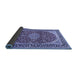 Sideview of Medallion Blue Traditional Rug, tr1092blu