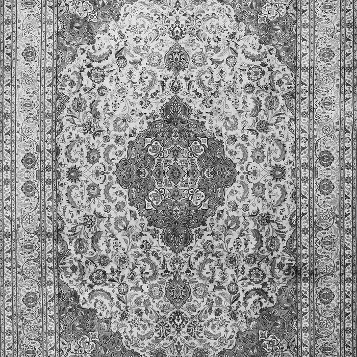 Medallion Gray Traditional Rug, tr1093gry