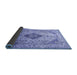 Sideview of Medallion Blue Traditional Rug, tr1093blu