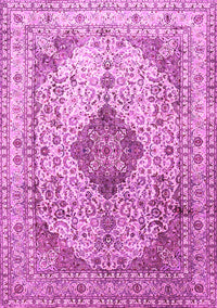 Medallion Pink Traditional Rug, tr1093pnk