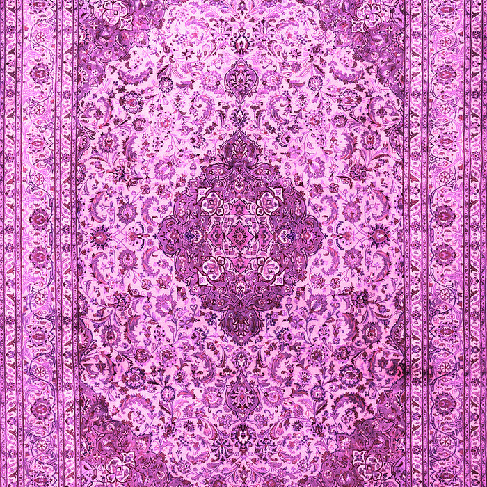 Medallion Pink Traditional Rug, tr1093pnk