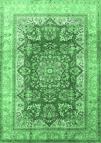 Persian Emerald Green Traditional Rug, tr1094emgrn