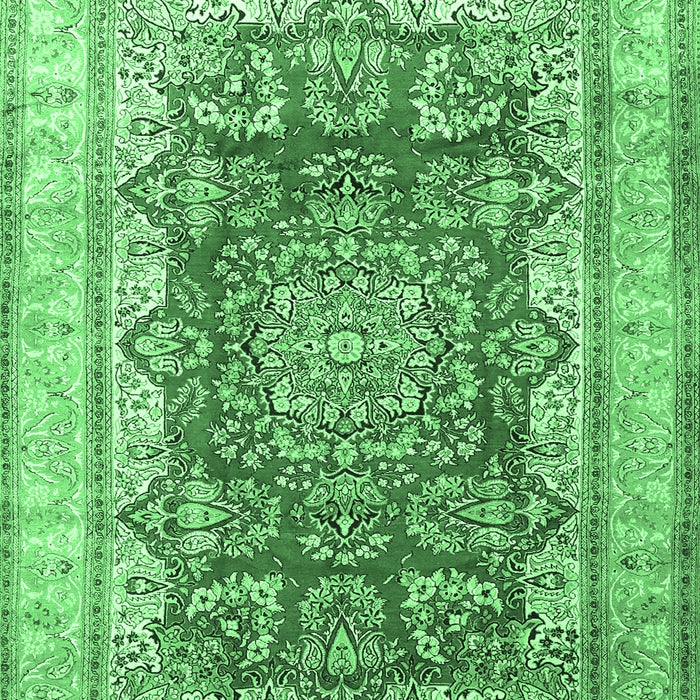 Persian Emerald Green Traditional Rug, tr1094emgrn