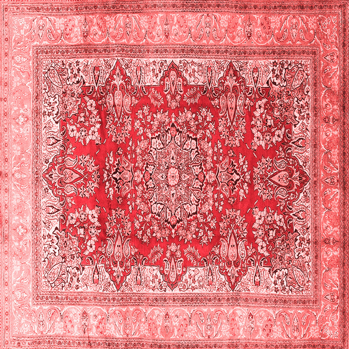 Machine Washable Persian Red Traditional Rug, wshtr1094red