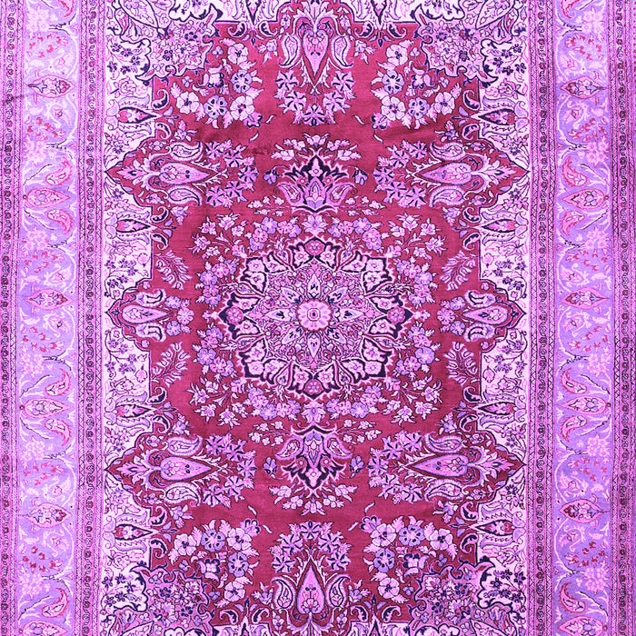 Machine Washable Persian Purple Traditional Area Rugs, wshtr1094pur