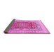 Sideview of Persian Pink Traditional Rug, tr1094pnk