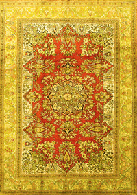 Persian Yellow Traditional Rug, tr1094yw